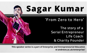 Promotional graphic for Sagar Kumar